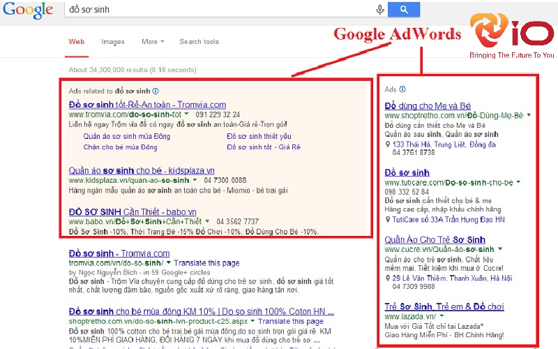 Quảng cáo tìm kiếm Google